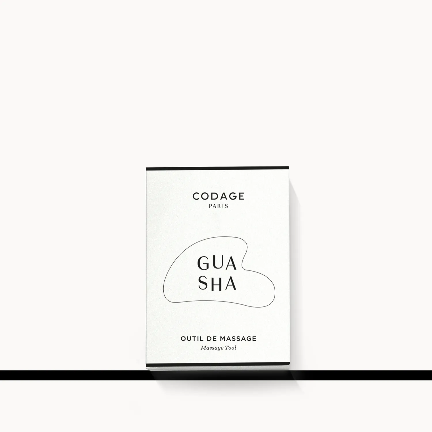 CODAGE Gua Sha accessoire obsidienne visage