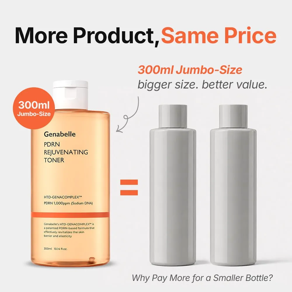 Genabelle PDRN Rejuvenating Toner lotion 300 ml réparatrice