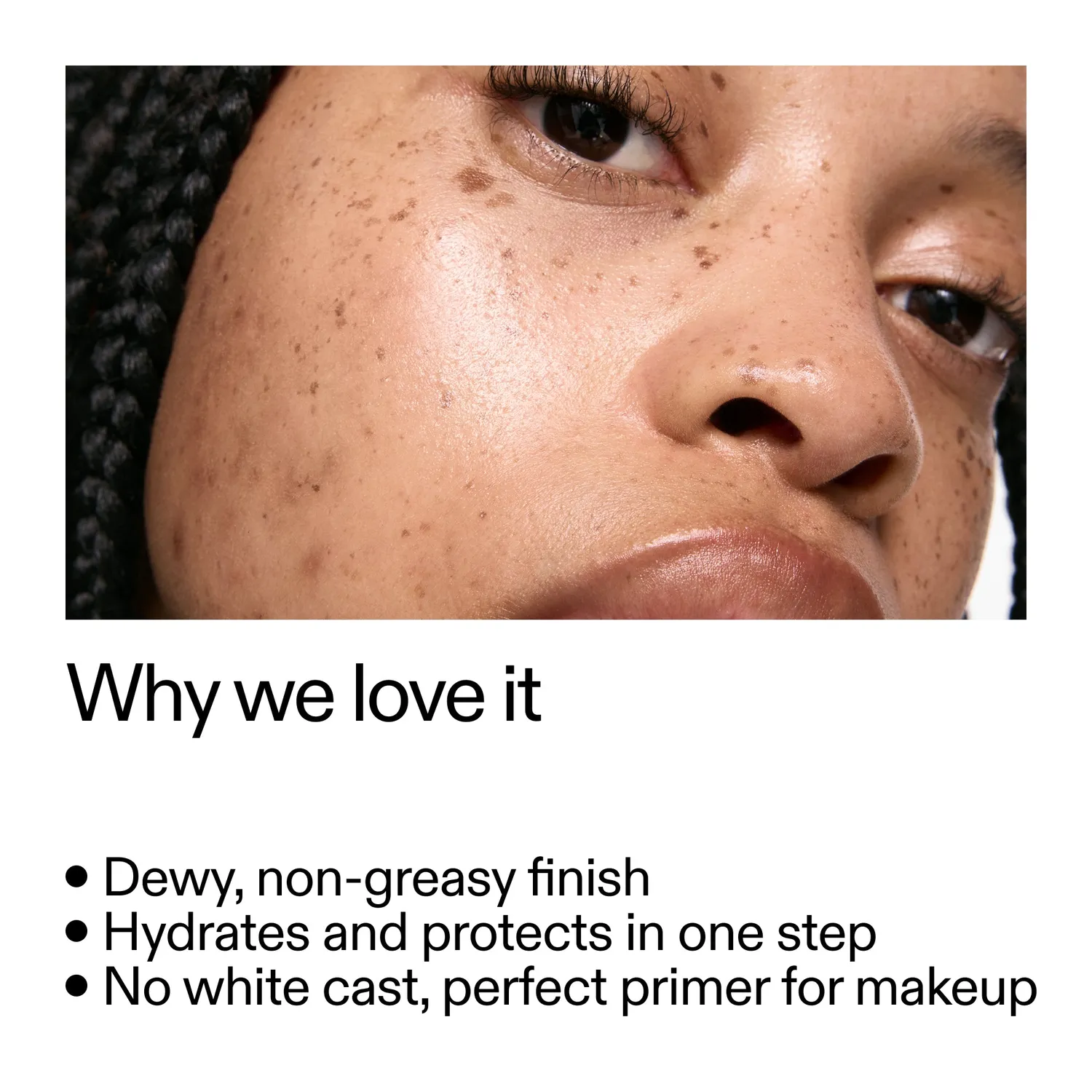 The Inkey List Dewy Sunscreen SPF30 crème solaire 50ml éclat