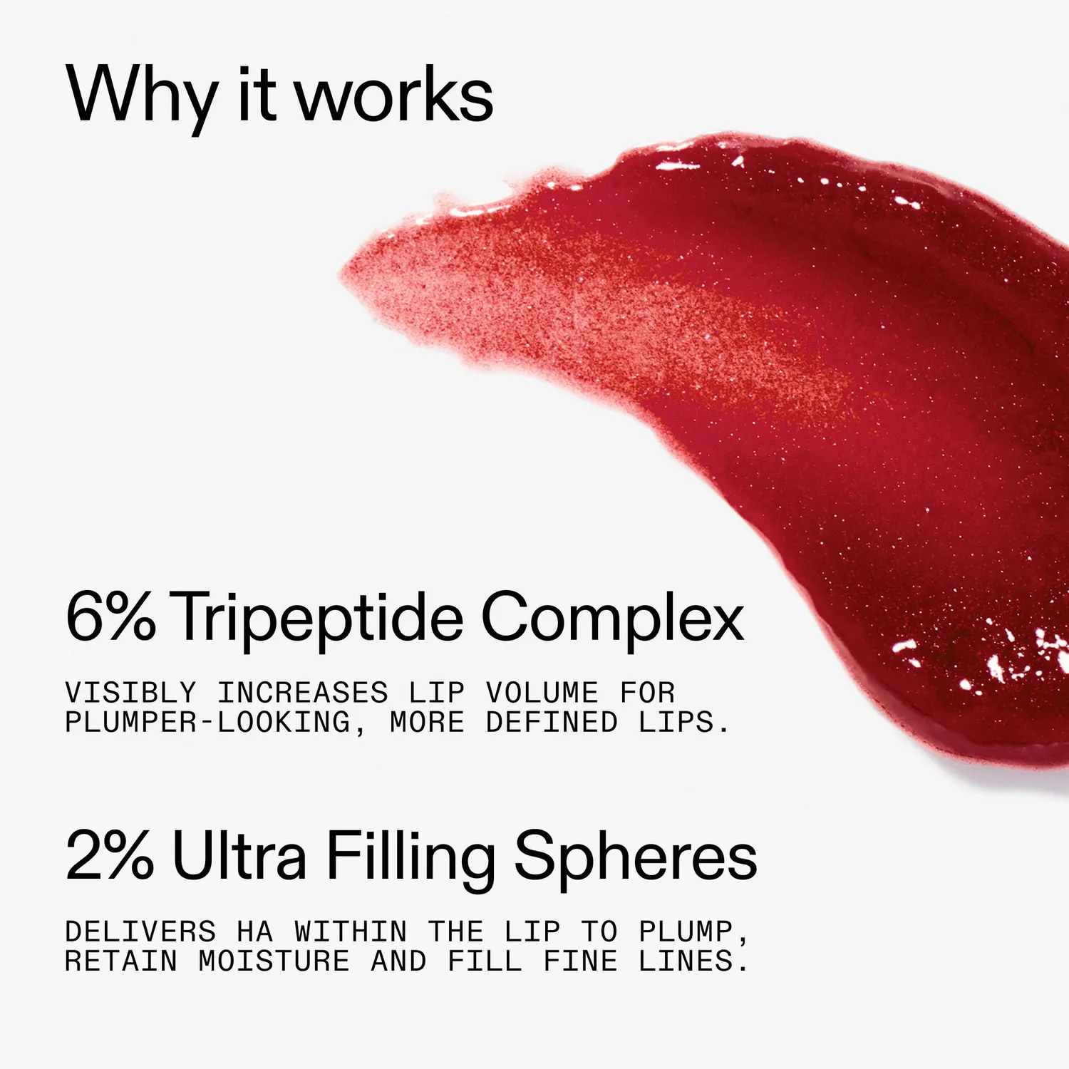 THE INKEY LIST Tripeptide baume lèvres repulpant teinte berry