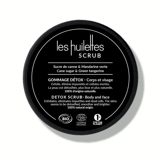 Les Huilettes Scrub gommage sucre visage corps bio