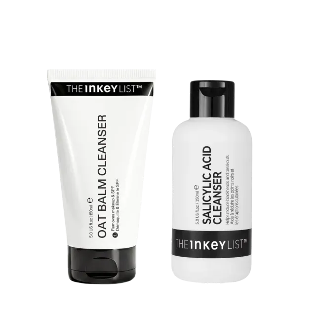The Inkey List Breakout Double Cleanse duo nettoyant imperfections