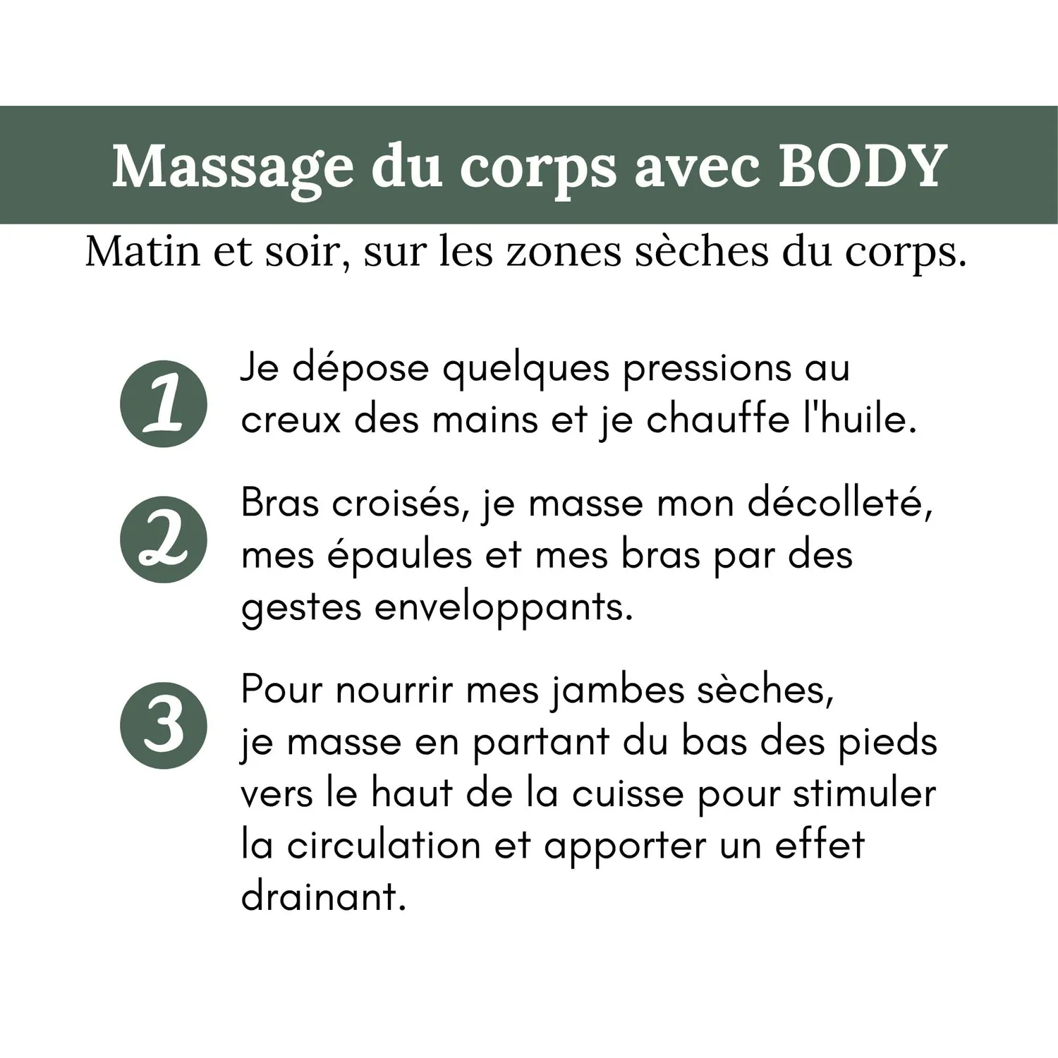 Les Huilettes Lab Essentiel Body huile corps drainante raffermissante