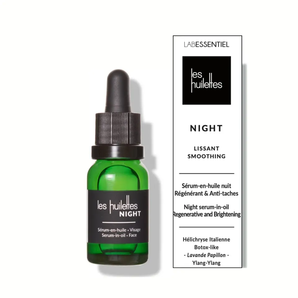 Les Huilettes Lab Essentiel Night sérum visage nuit anti-âge