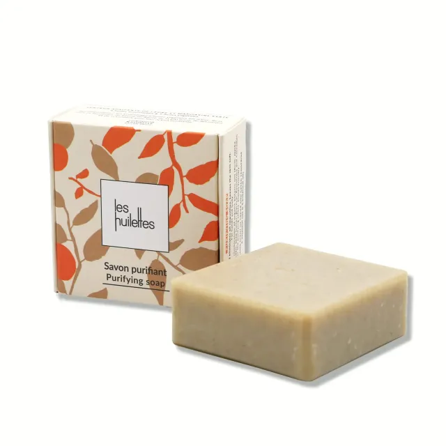 Les Huilettes Lab Essentiel savon solide mains corps gommant