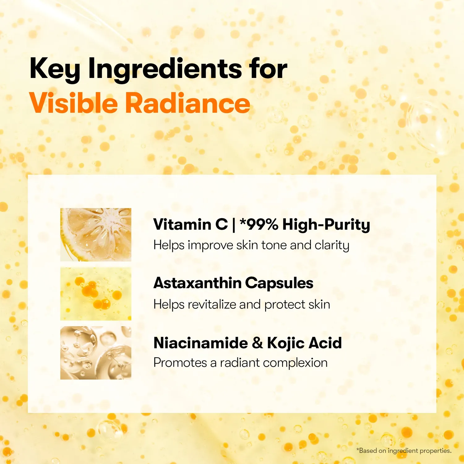 VT Cosmetics Vitamin C Astaxanthin sérum visage éclat