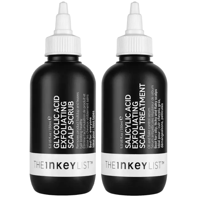 THE INKEY LIST Clean Scalp duo soins cuir chevelu gras