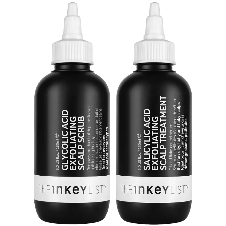 THE INKEY LIST Clean Scalp duo soins cuir chevelu gras