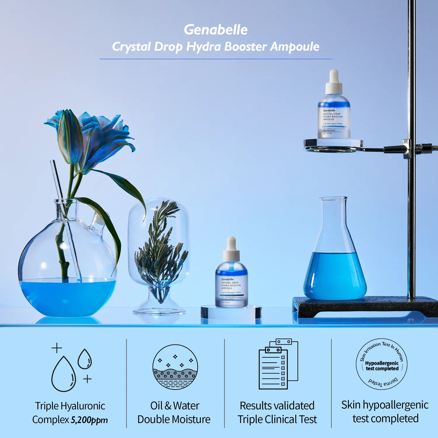 Genabelle Aquabarrier Crystal Drop Hydra Booster ampoule 30ml
