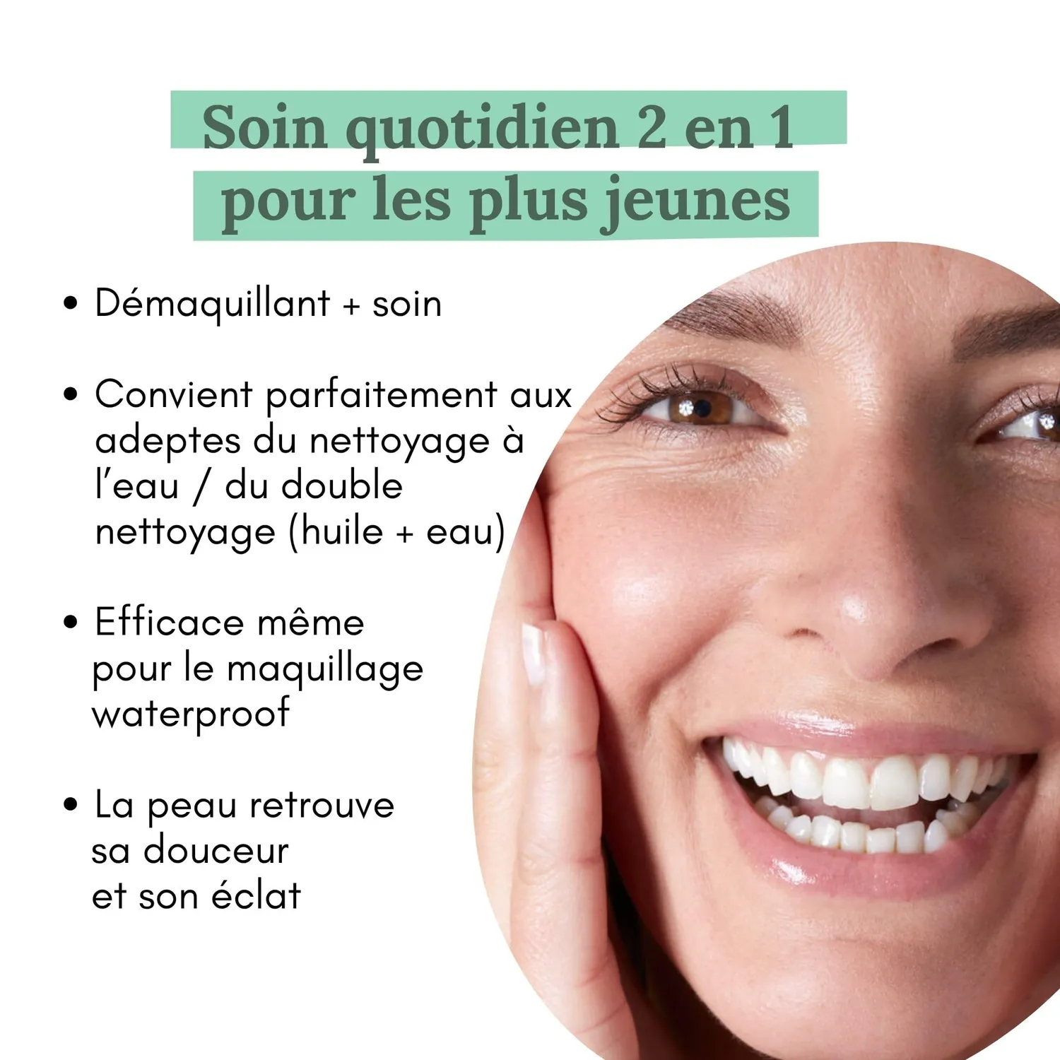 Les Huilettes Cleanse nettoyant démaquillant visage tous types
