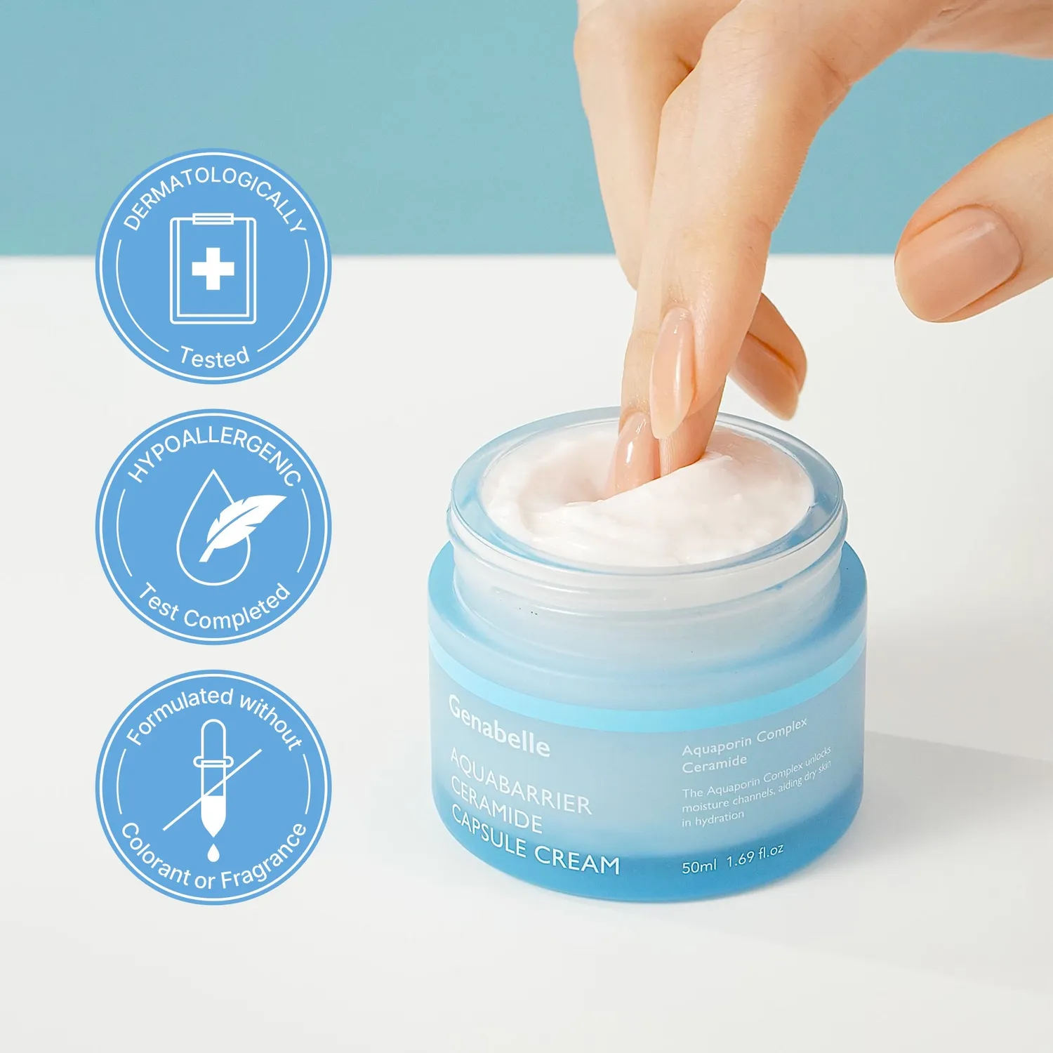 Genabelle Aquabarrier Ceramide Capsule Crème 50ml hydratante