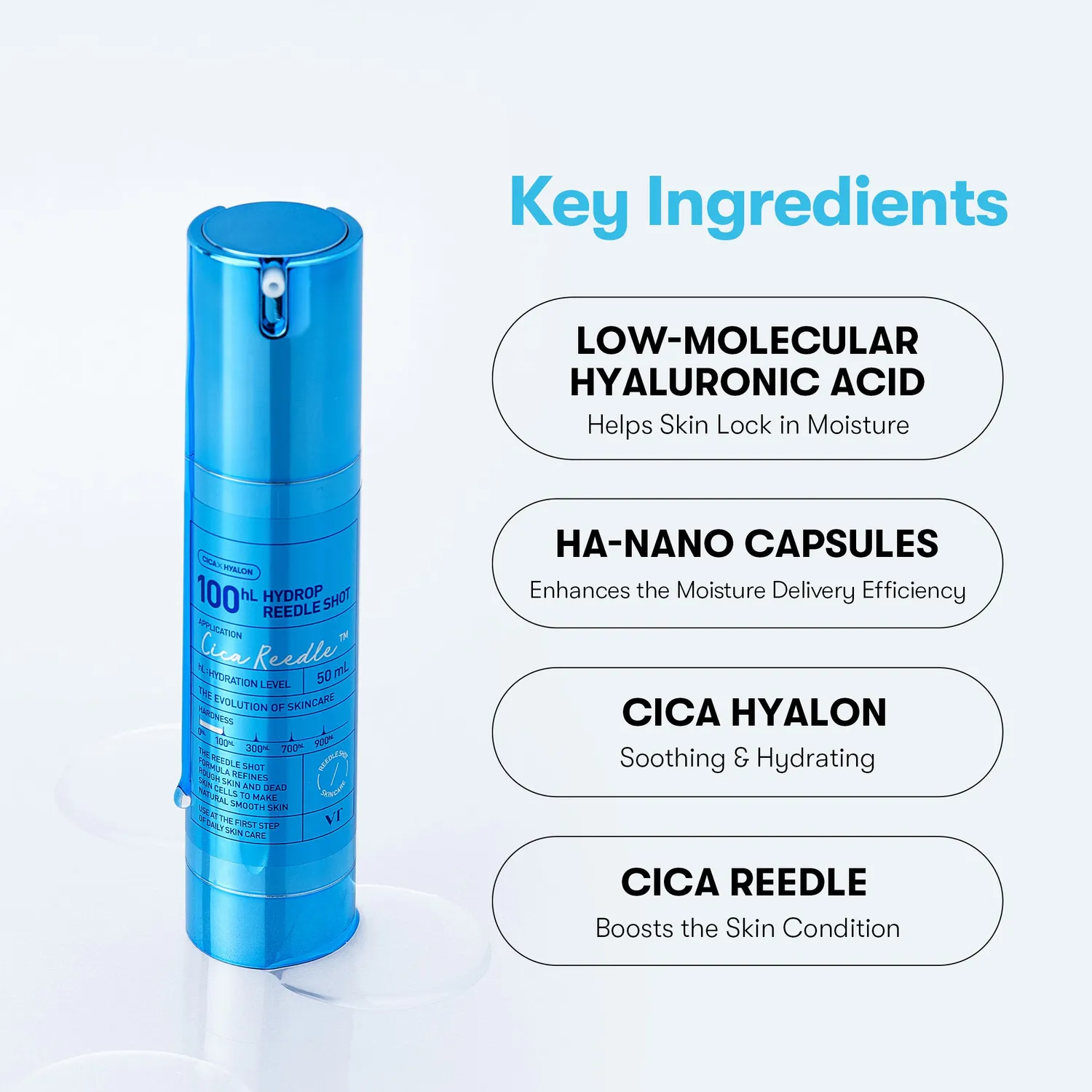 VT Cosmetics Reedle Shot Hydrop 100 sérum hydratant