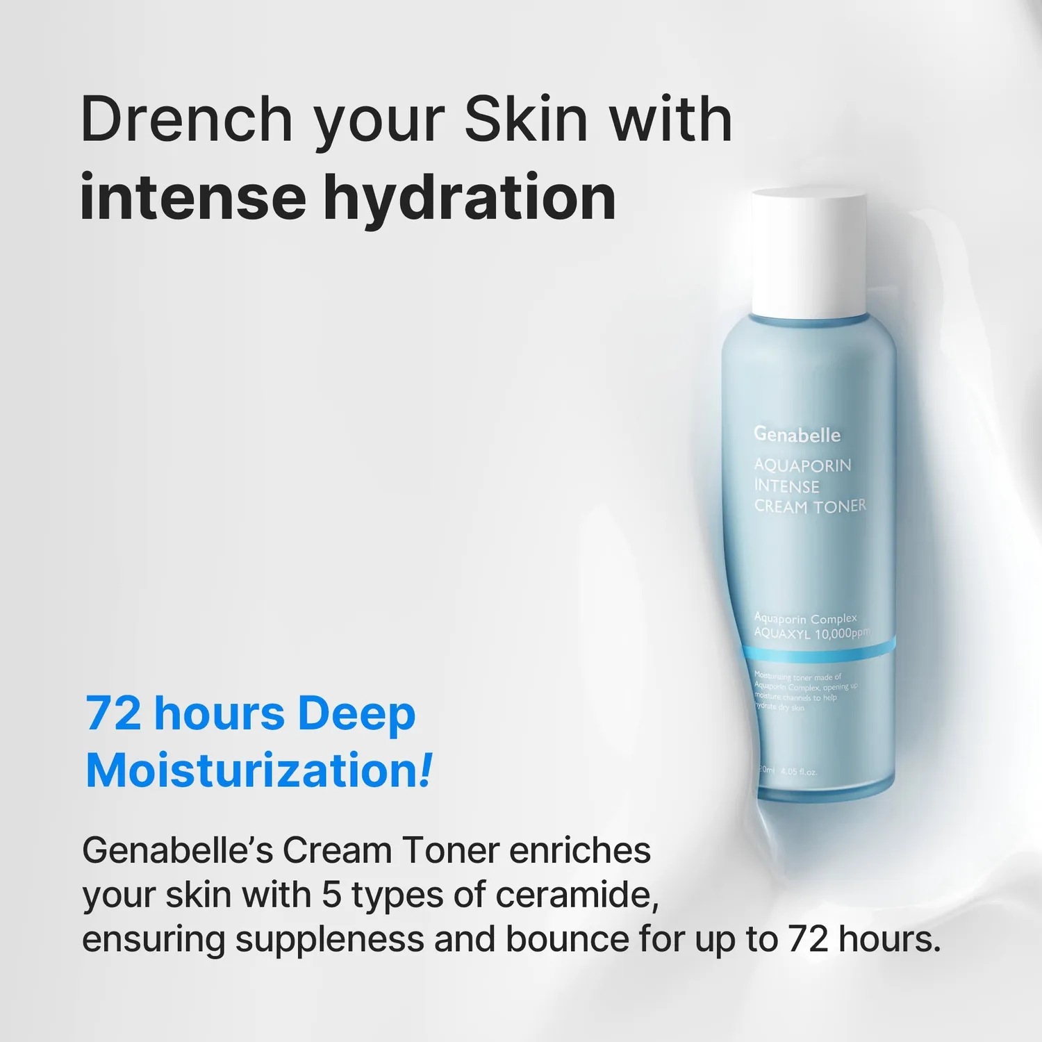 Genabelle Aquaporin toner crème 120ml céramides