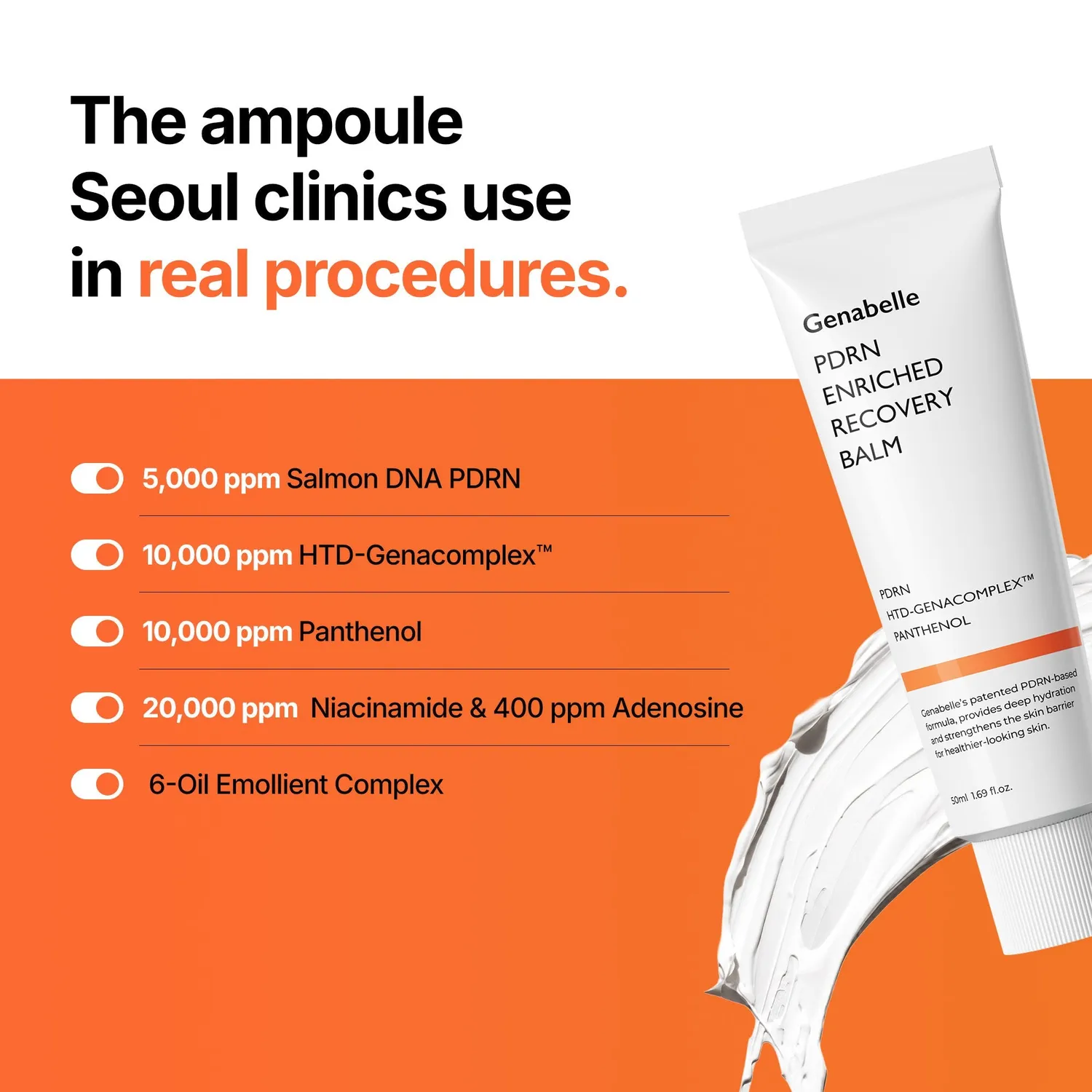 Genabelle Advanced PDRN Duo Kit Ampoule 3% + Baume