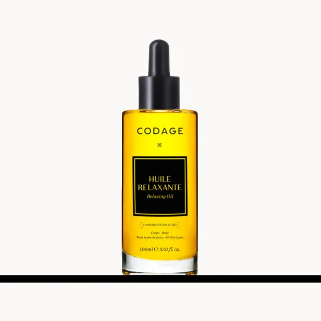 CODAGE Huile Relaxante huile corps CBD détente