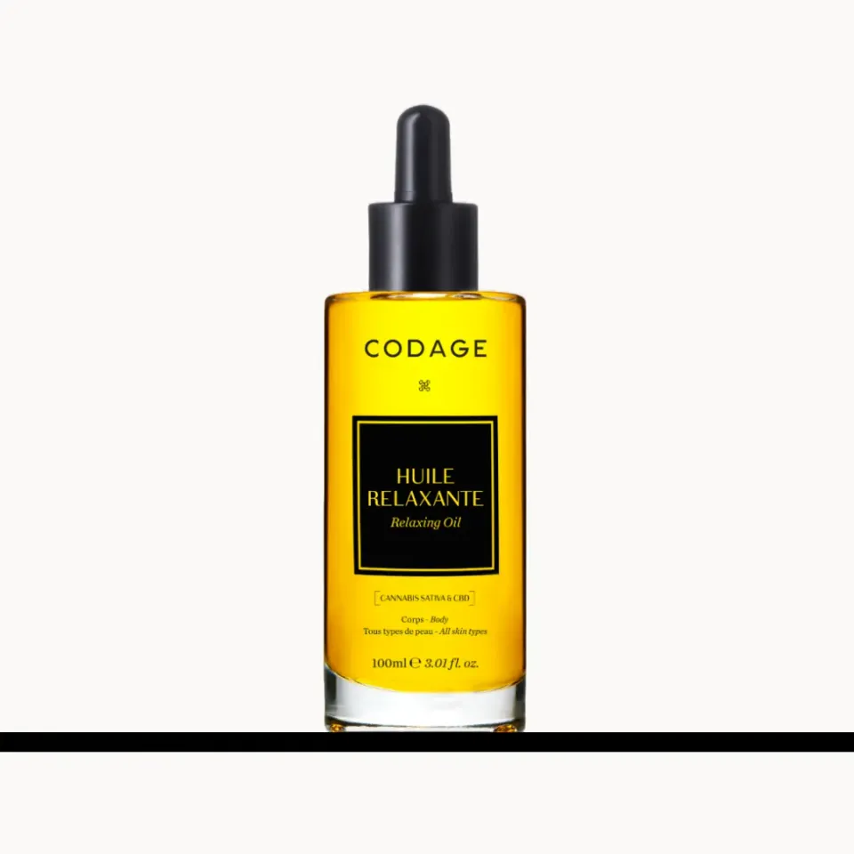 CODAGE Huile Relaxante huile corps CBD détente