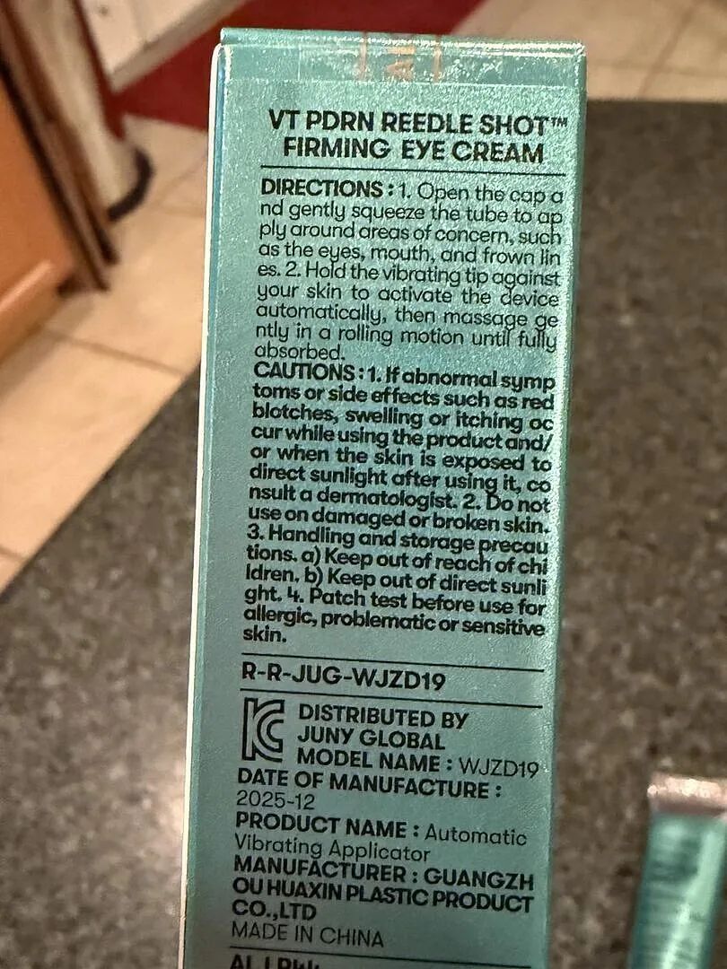 VT PDRN Reedle Shot crème yeux fermeté