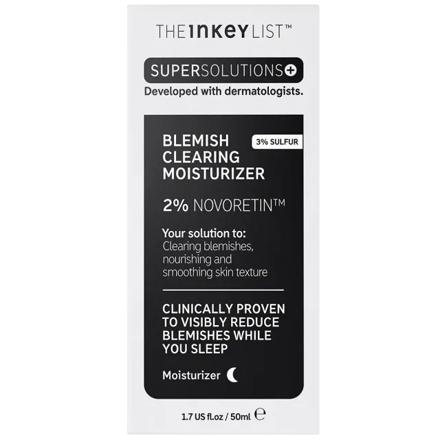 The Inkey List Blemish Clearing crème nuit 50ml imperfections