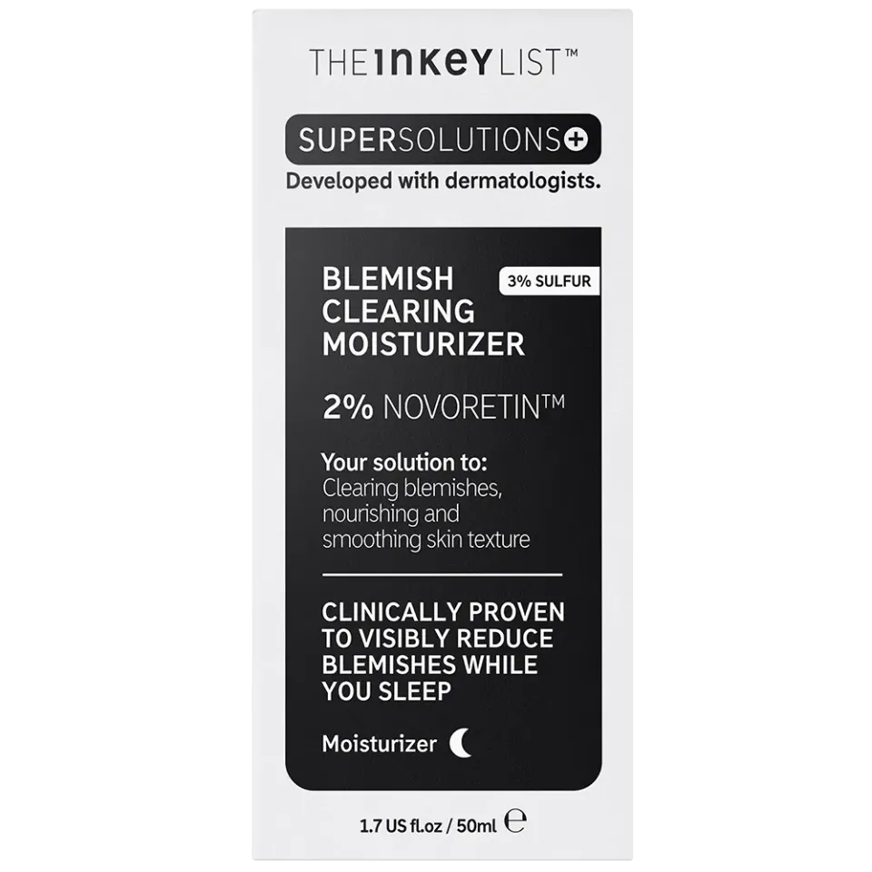 The Inkey List Blemish Clearing crème nuit 50ml imperfections