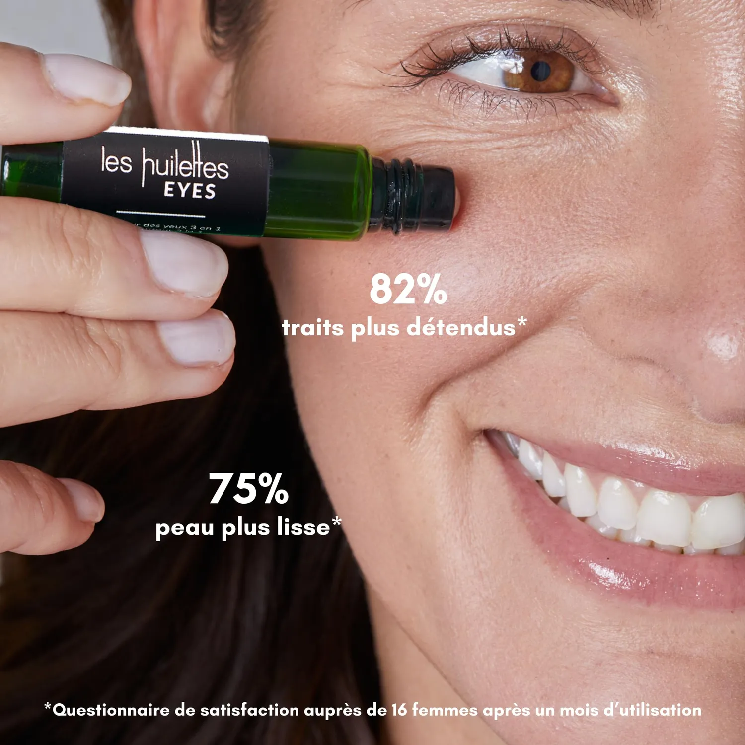 Les Huilettes Eyes Contour des Yeux soin roll-on cernes poches