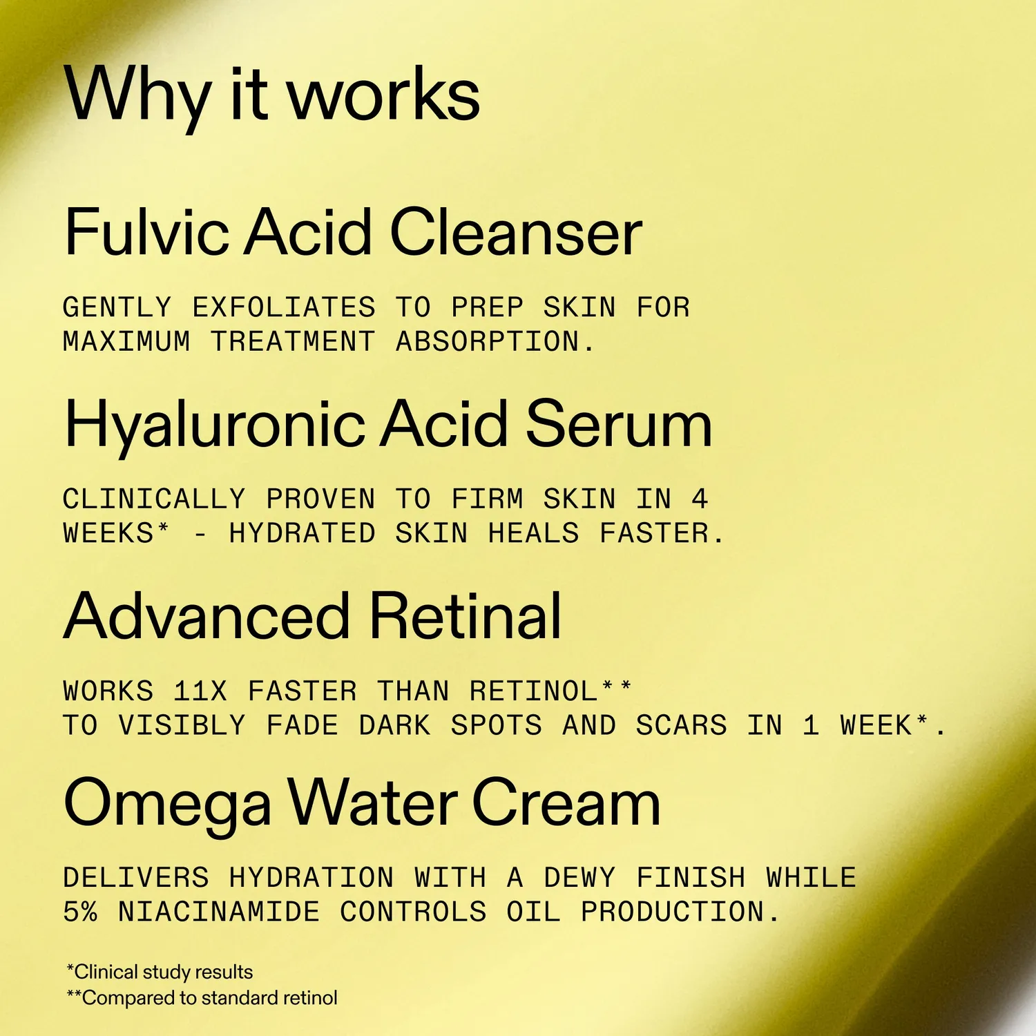 THE INKEY LIST Hyperpigmentation Routine cicatrices