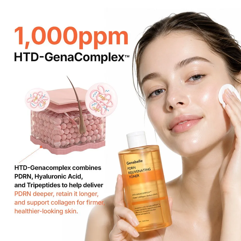 Genabelle PDRN Rejuvenating Toner lotion 300 ml réparatrice