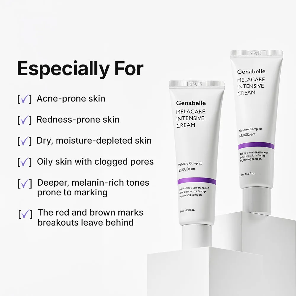 Genabelle Melacare crème intensive 50ml taches