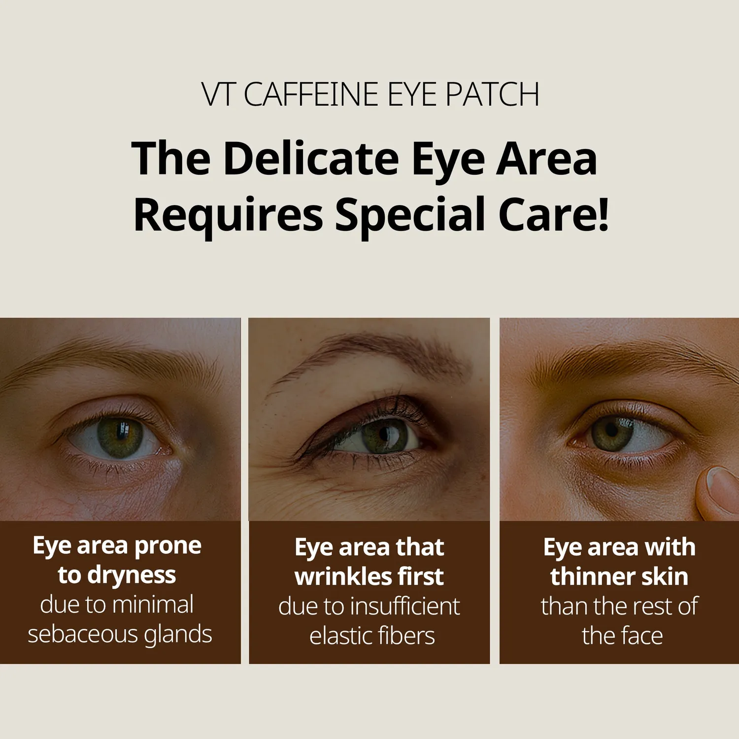 VT Caffeine Eye Patch patch yeux caféine cernes