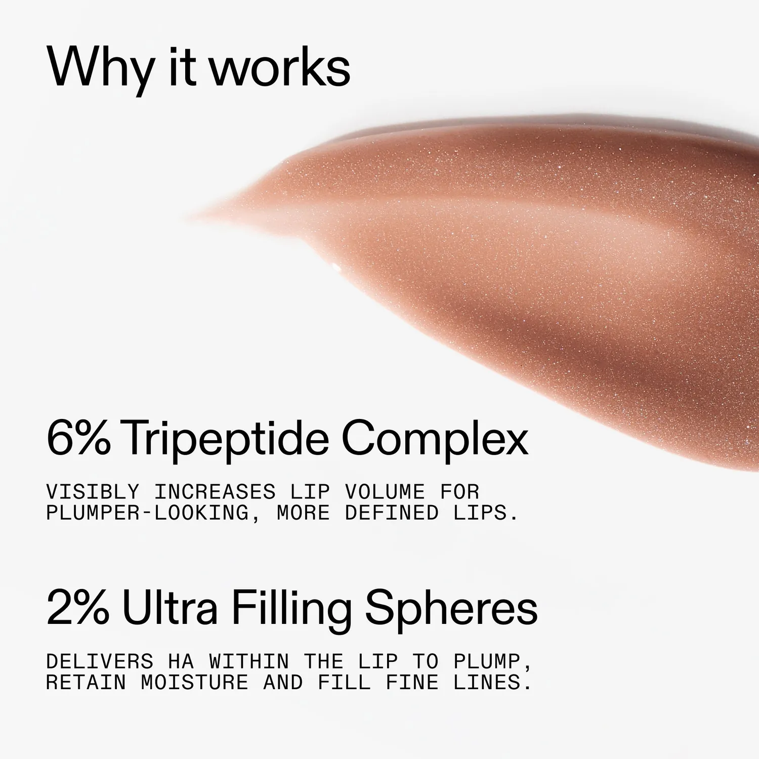 THE INKEY LIST Tripeptide baume lèvres repulpant mocha