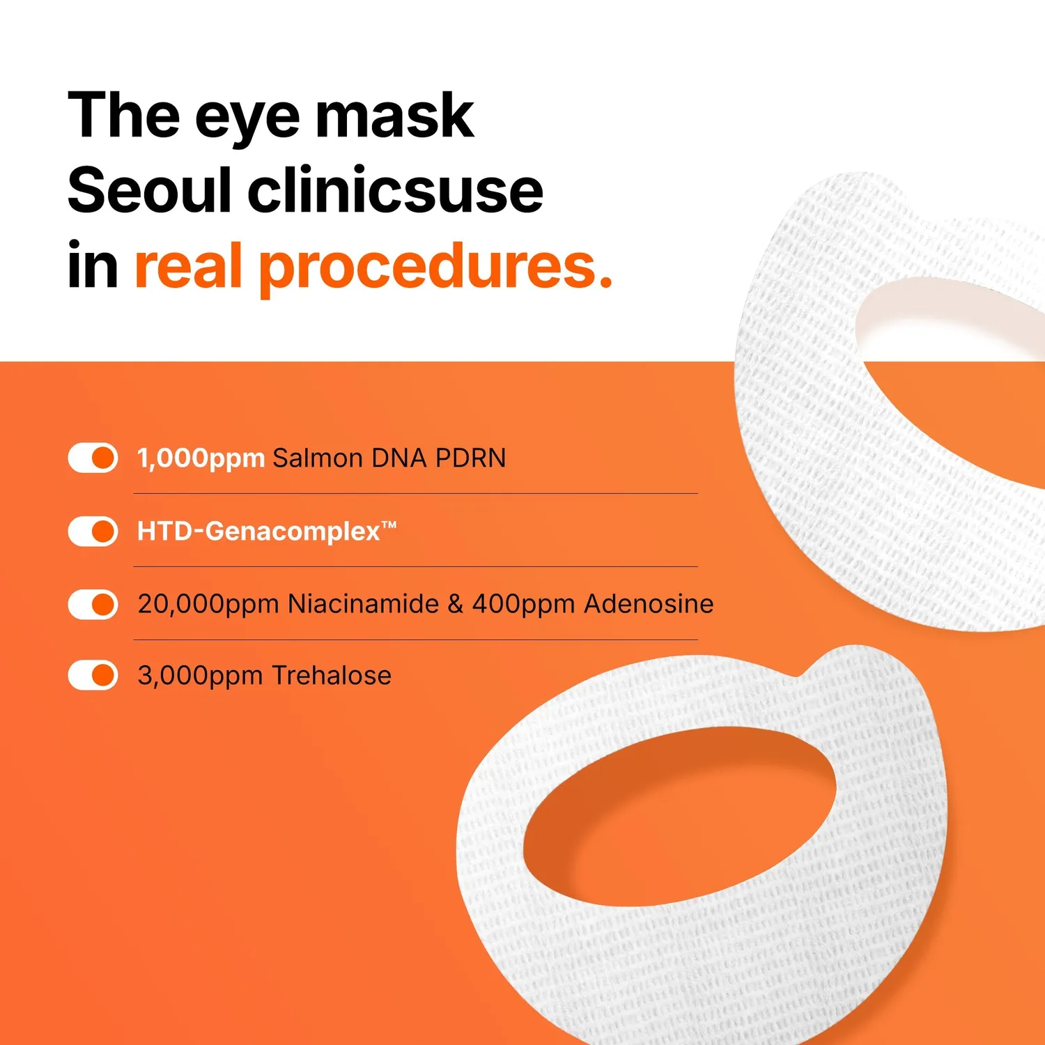 Genabelle PDRN 360° masque yeux régénérant cernes