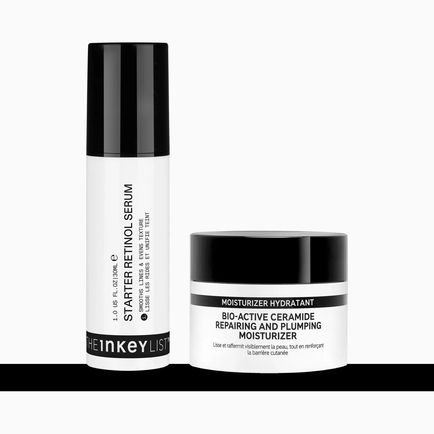 THE INKEY LIST Smooth Strengthen Duo rétinol visage rides