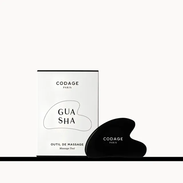 CODAGE Gua Sha accessoire obsidienne visage