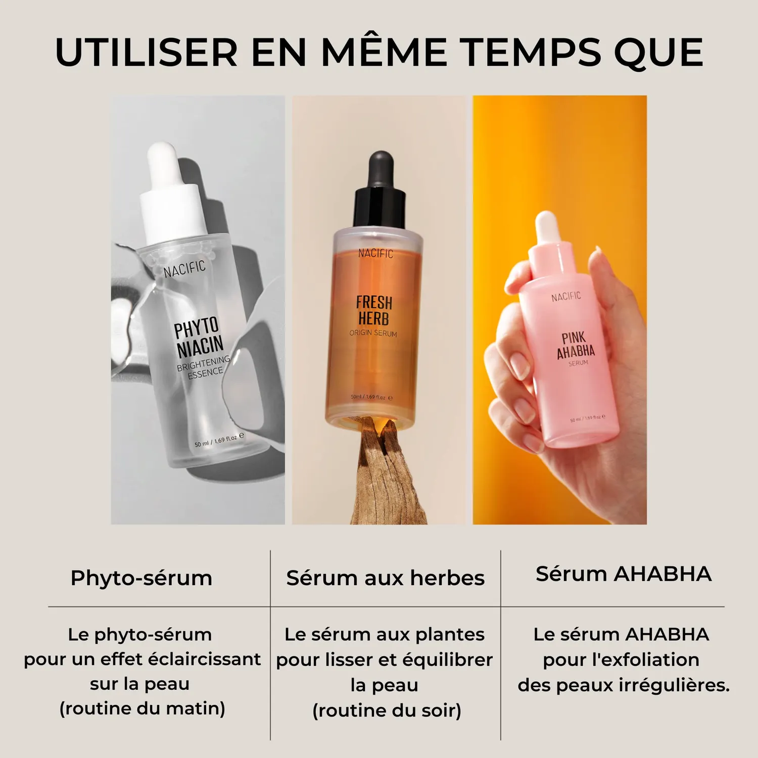 Nacific Fresh Herb Origin sérum visage coffret Stray Kids 2x