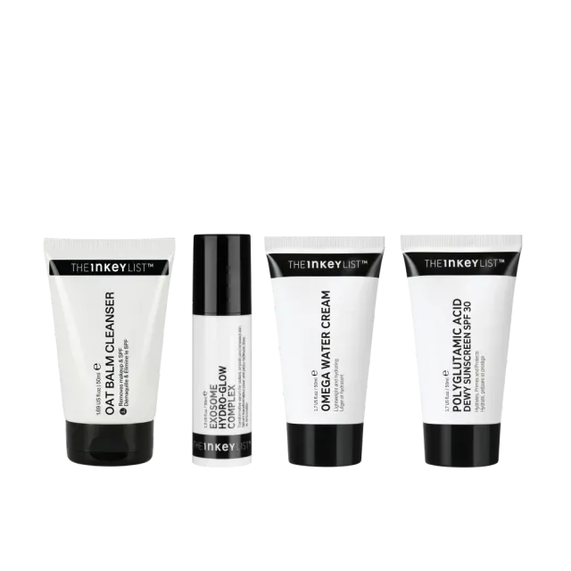 THE INKEY LIST Intro Routine Glow soin visage 4 soins avoine