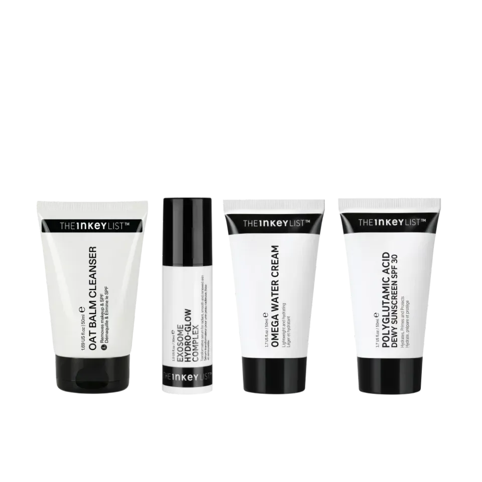 THE INKEY LIST Intro Routine Glow soin visage 4 soins avoine