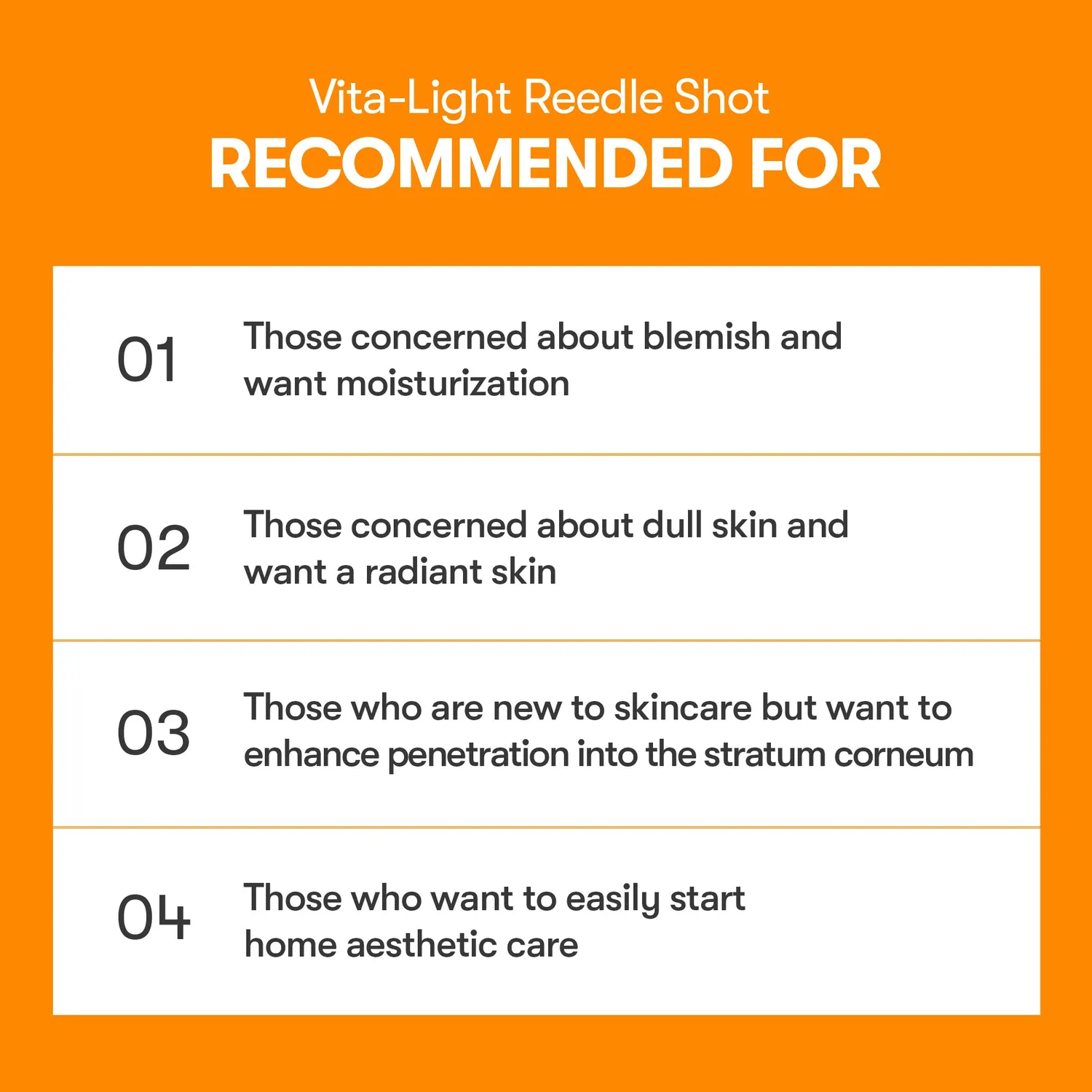 VT Cosmetics Vita-Light 100 Reedle Shot stick sérum éclat