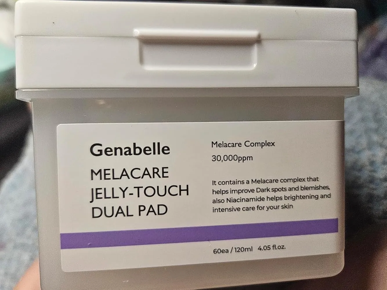 Genabelle Melacare pads jelly 60pcs éclat