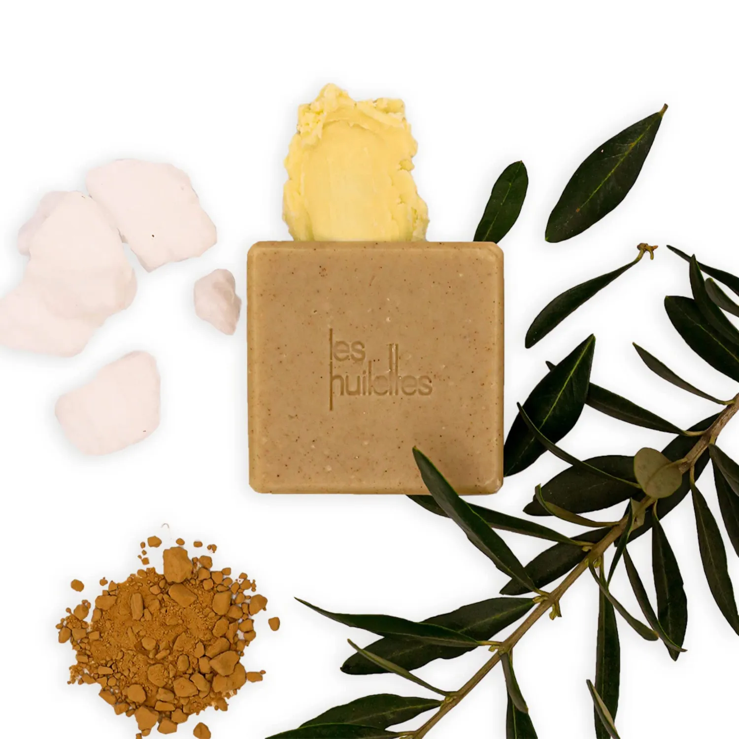 Les Huilettes Lab Essentiel savon solide mains corps gommant
