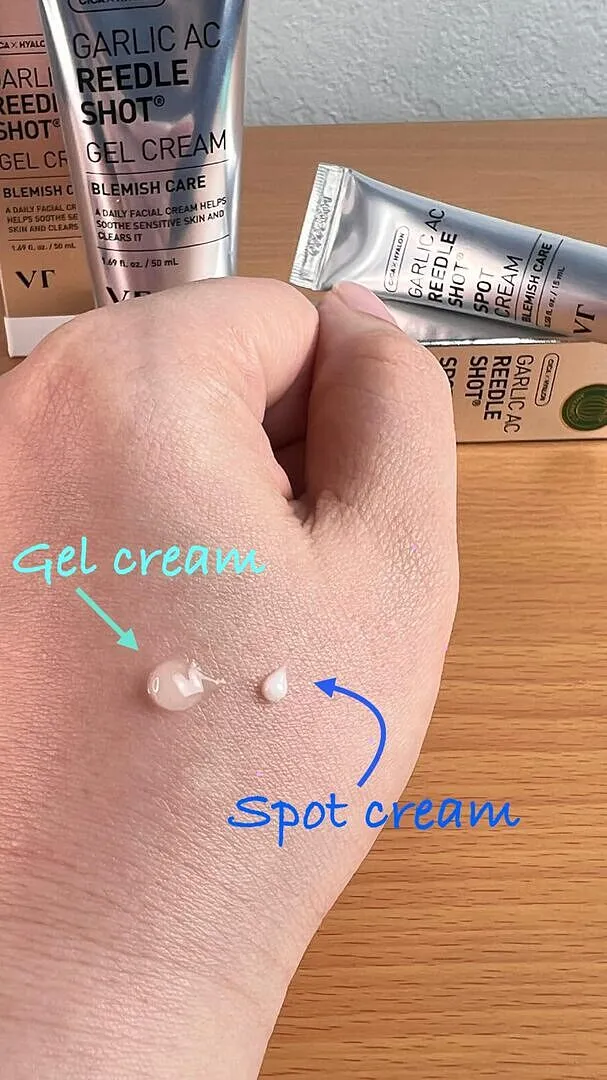 VT Cosmetics Garlic AC Reedle Shot crème boutons ail