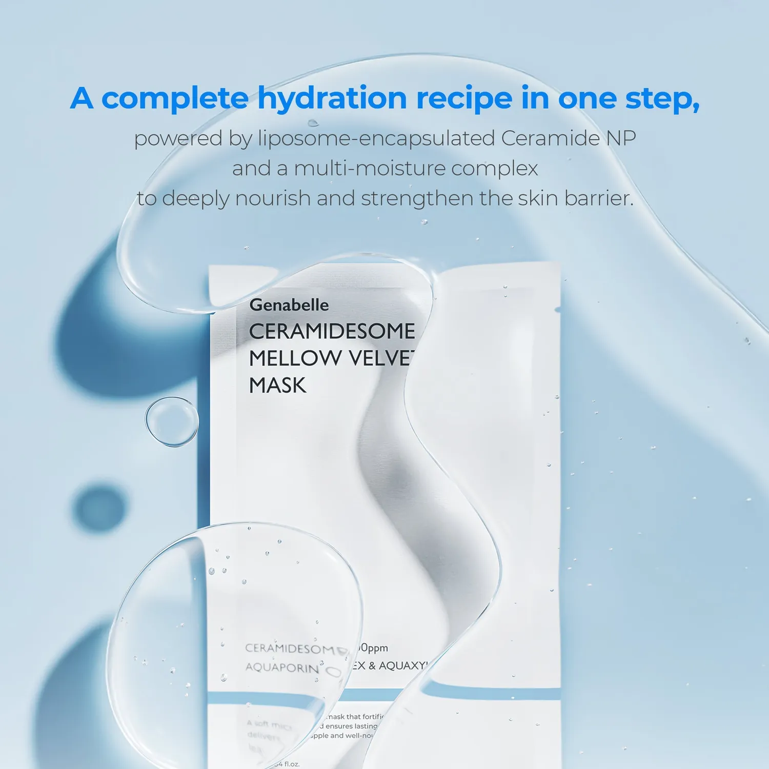 Genabelle Ceramidesome Mellow Velvet masque 5 pièces