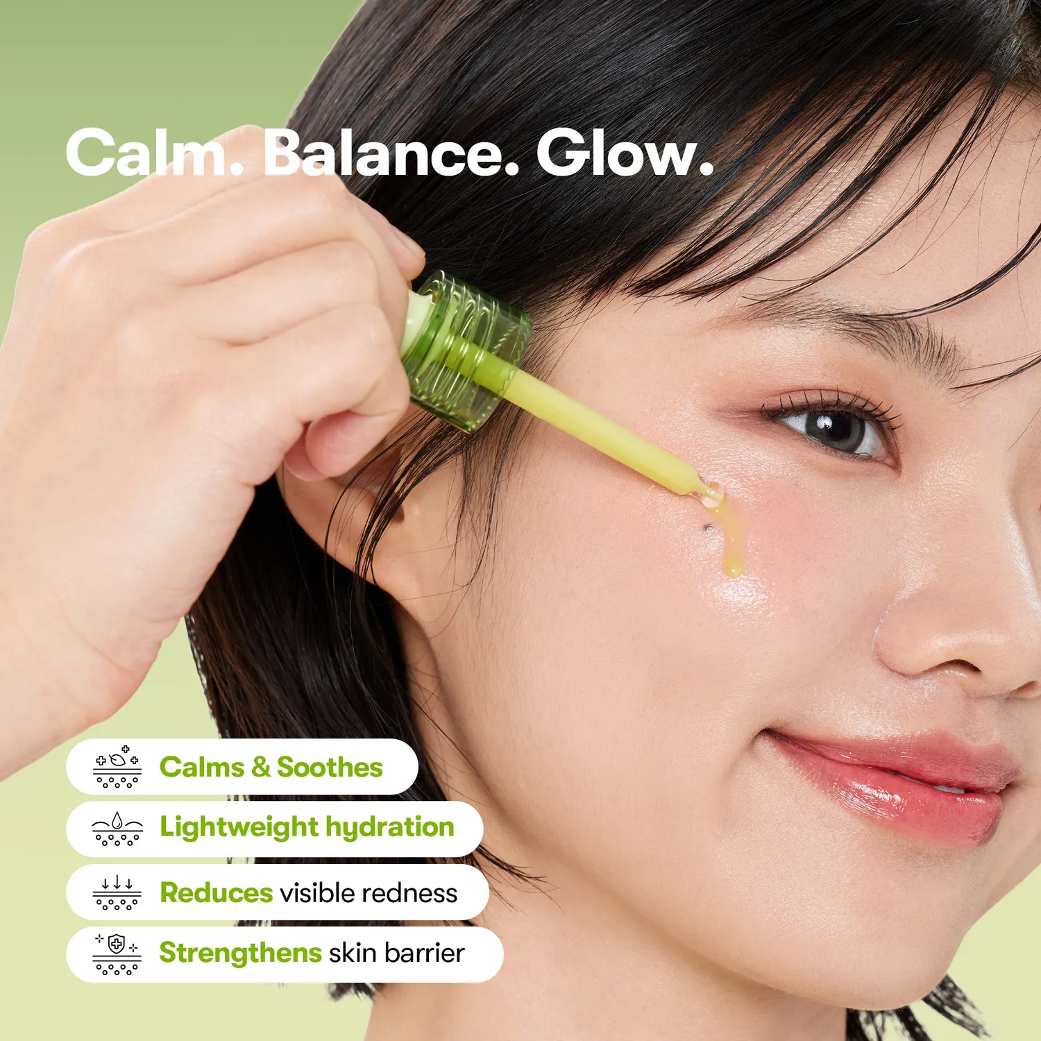 VT Matcha Cica Layer Serum sérum apaisant