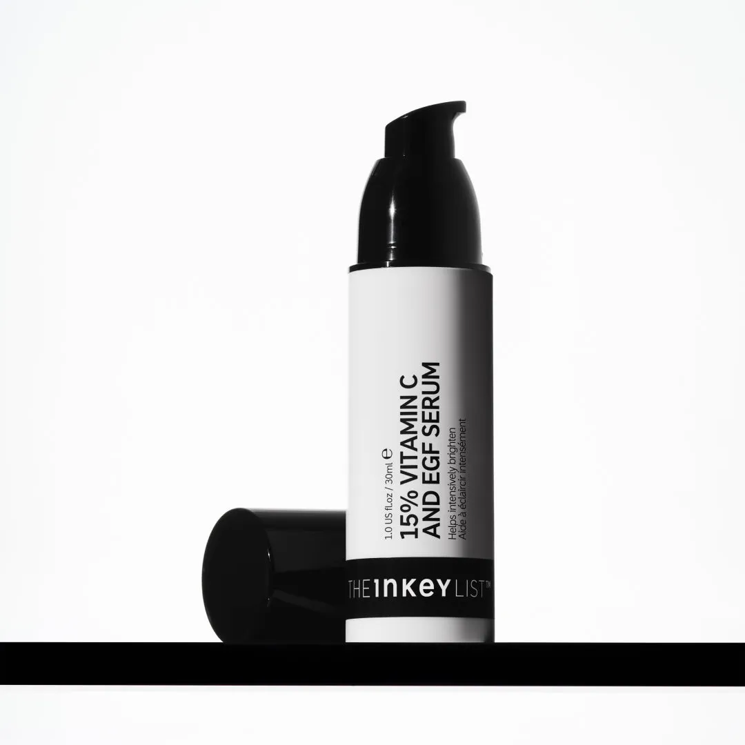 THE INKEY LIST 15% Vitamine C + EGF Sérum 30ml éclat