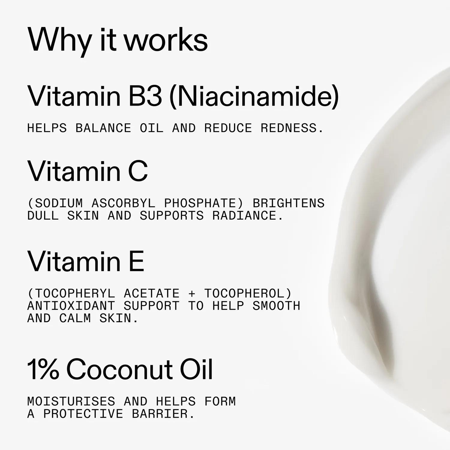 THE INKEY LIST Vitamin B C E crème visage hydratante 50 ml